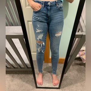 X-Long Ripped Jegging